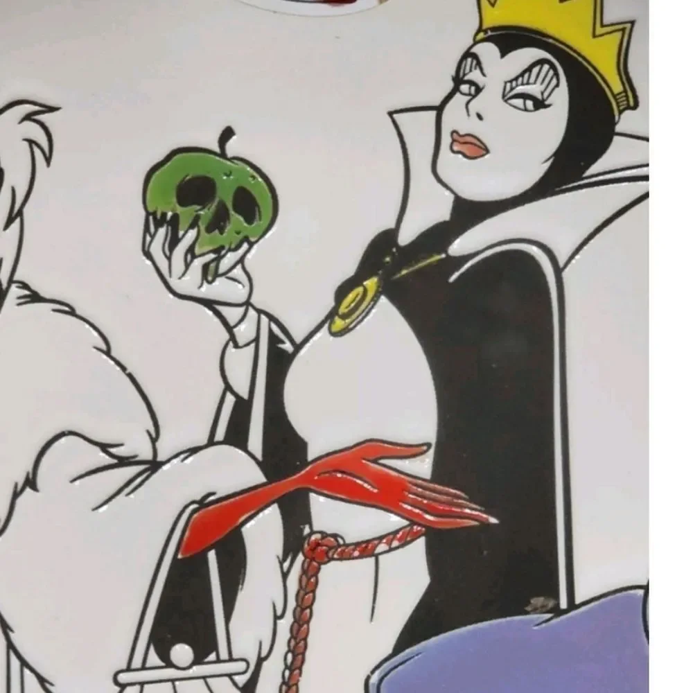 Disney Villains Hand Painted Collector Plates- Set Of 4‎